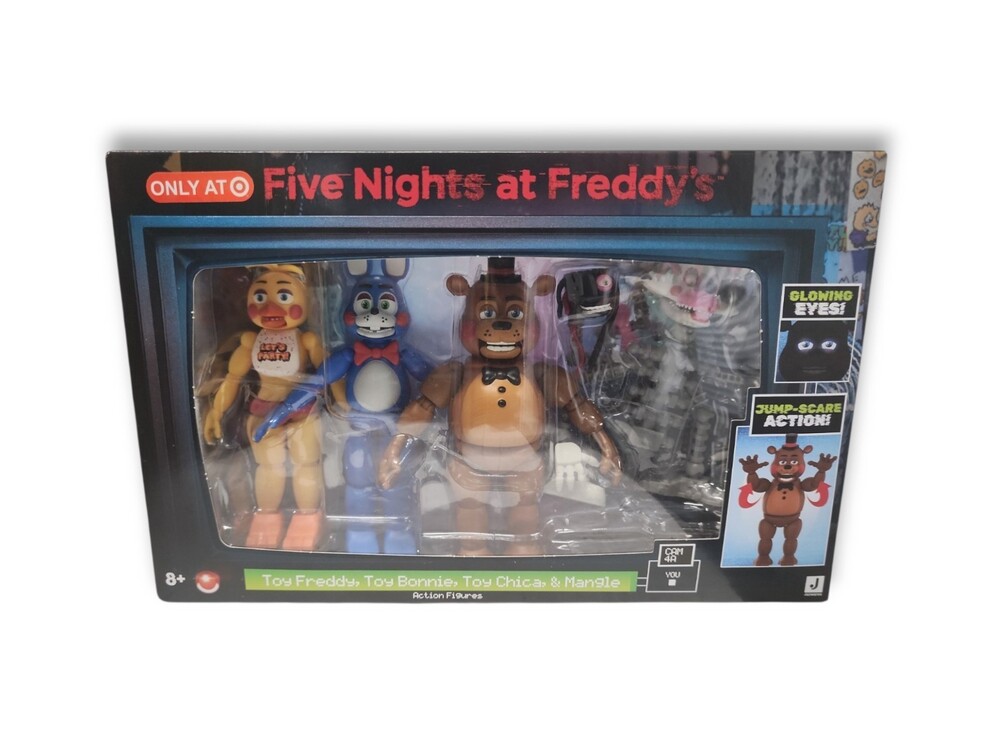 New Jazwares 4 Five Nights At Freddy's Bonnie, Freddy, Chica, Mangle